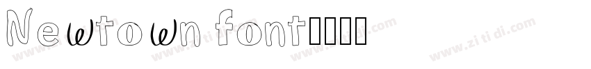 Newtown font字体转换